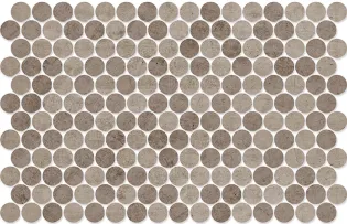 Round Concrete Taupe Blend Dark