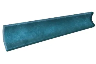 Vision Floral Blue İç Bükey