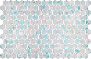 Round Terazzo Turquoise Blush