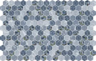 Hexa Textile Deco Blue